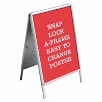 A-Frame Sandwich Board Snaplock