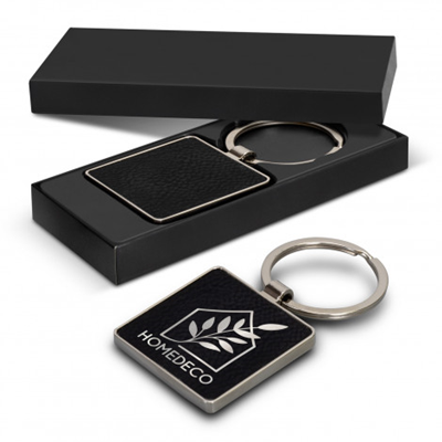 Key Ring - Premium Engraved Silver Fob 