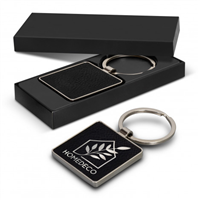 Key Ring - Premium Engraved Silver Fob 