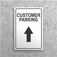 Customer Parking Sign