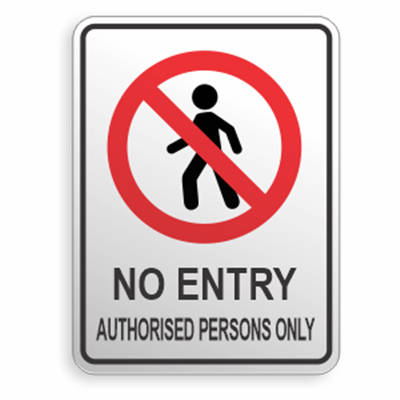 No Entry Sign