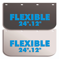 Flexible Mudflap 24&quot; x 12&quot;