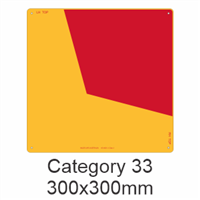 Corner Marking Plate Square Category 33