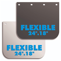 Flexible Mudflap 24&quot; x 18&quot;