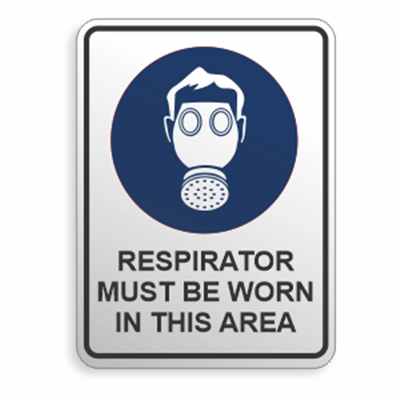 Respirator Must Be Worn Sign