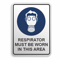 Respirator Must Be Worn Sign