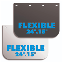 Flexible Mudflap 24&quot; x 15&quot;