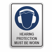 Hearing Protection Must Be Worn Sign