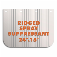 Low Spray Ridged Mud Flap 24&quot; x 15&quot;
