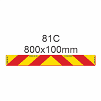Striped Rear Marking Plates 81C