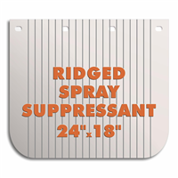 Low Spray Ridged Mud Flap 24&quot; x 18&quot;